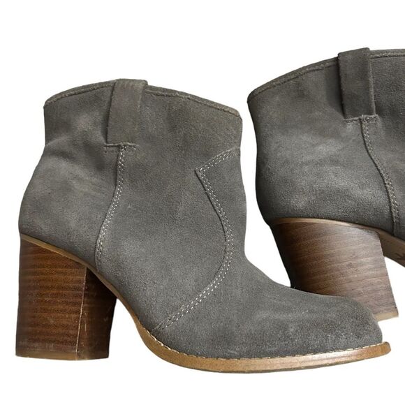 Splendid Lakota Grey High Heel Booties Size 7.5 - Picture 8 of 9